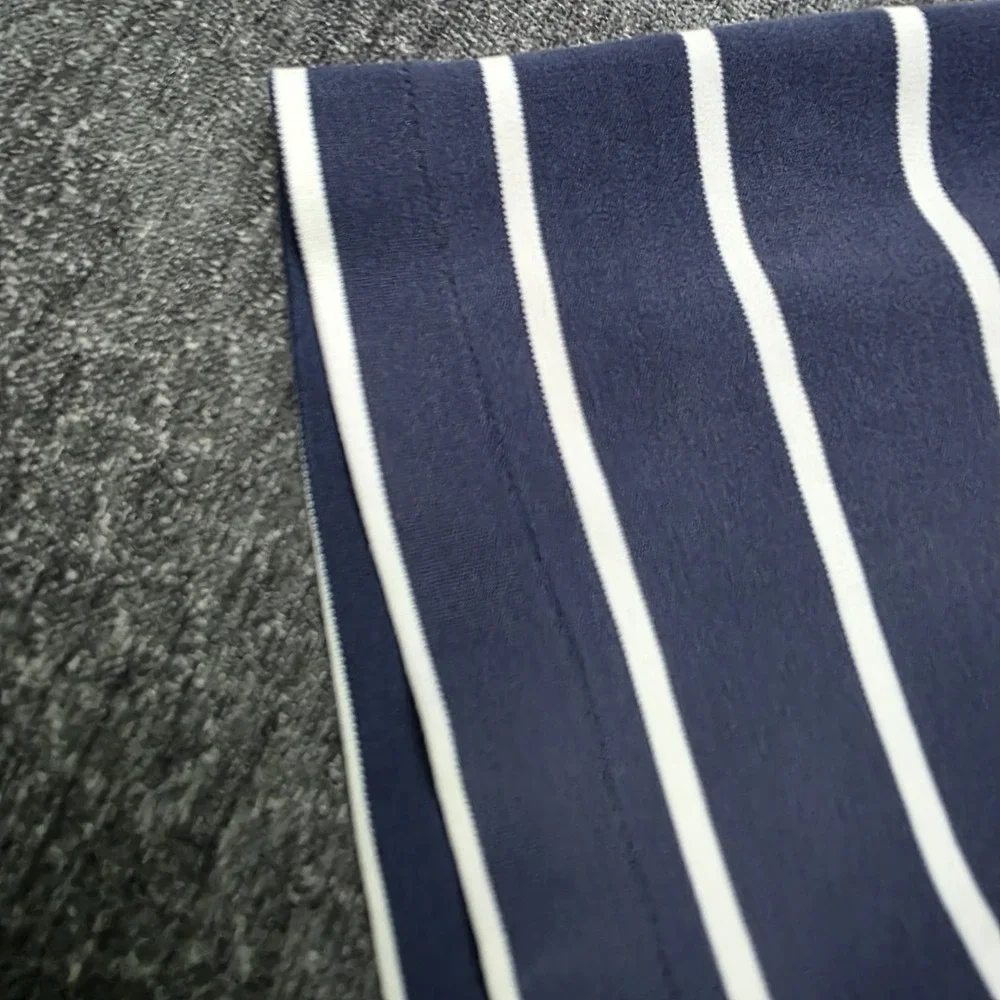 Polo Ralph Lauren T Shirt Mens 4XLT Tall Big Navy Blue White Striped Flesh Pony